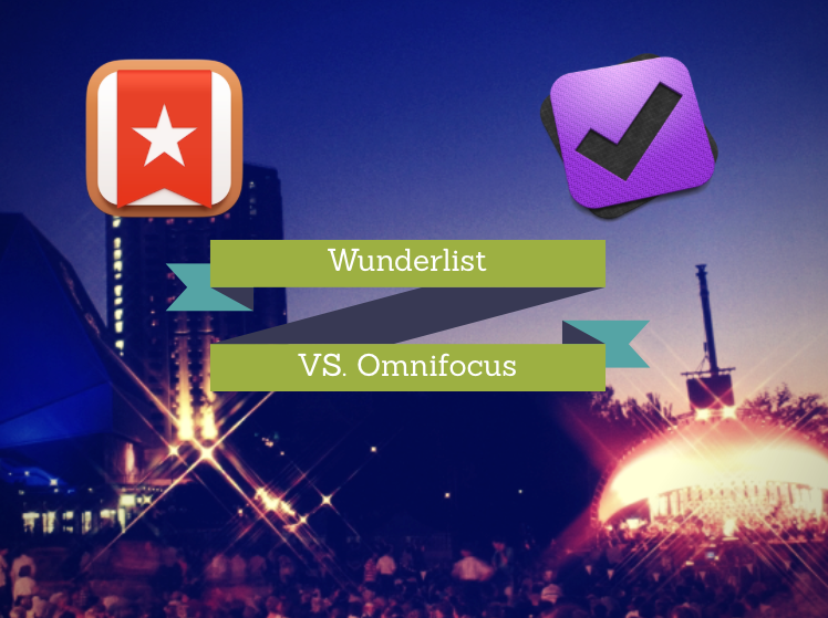 Wunderlist Vs. Omnifocus – How I struggle with the choice